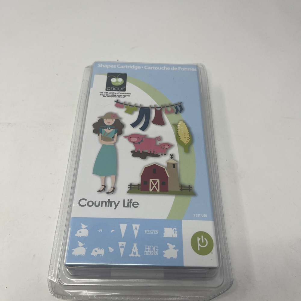 Cricut Country Life Shapes Cartridge / Model 2000371 / New